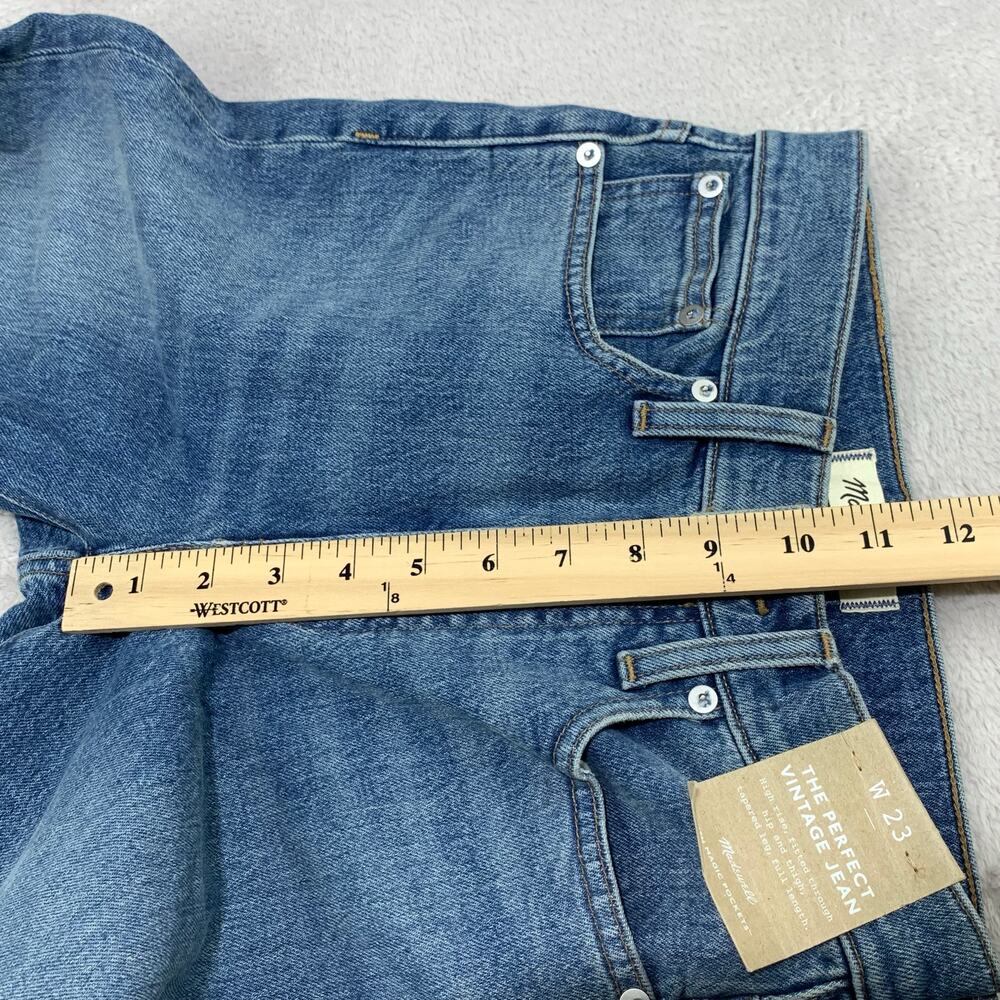 NWT Madewell Perfect Vintage Jeans Womens sz 23 Kepler Wash High Rise Tapered - Picture 9 of 12